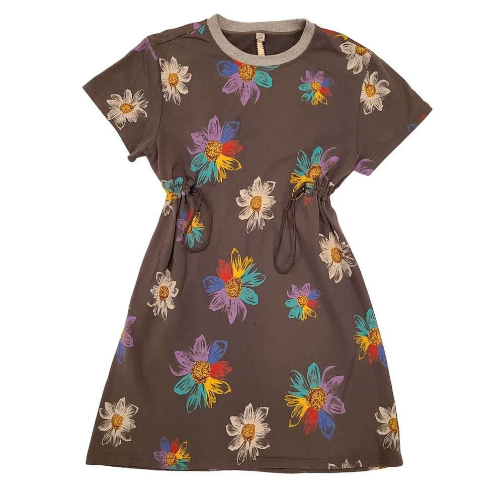 Uncle Frank Colorful Floral T-shirt Dress Women's Size XS